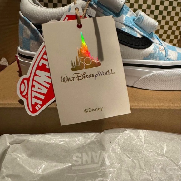 Mickey mouse Vans size 11-toddler (Disney Parks Merch) 50 years - Picture 3 of 6